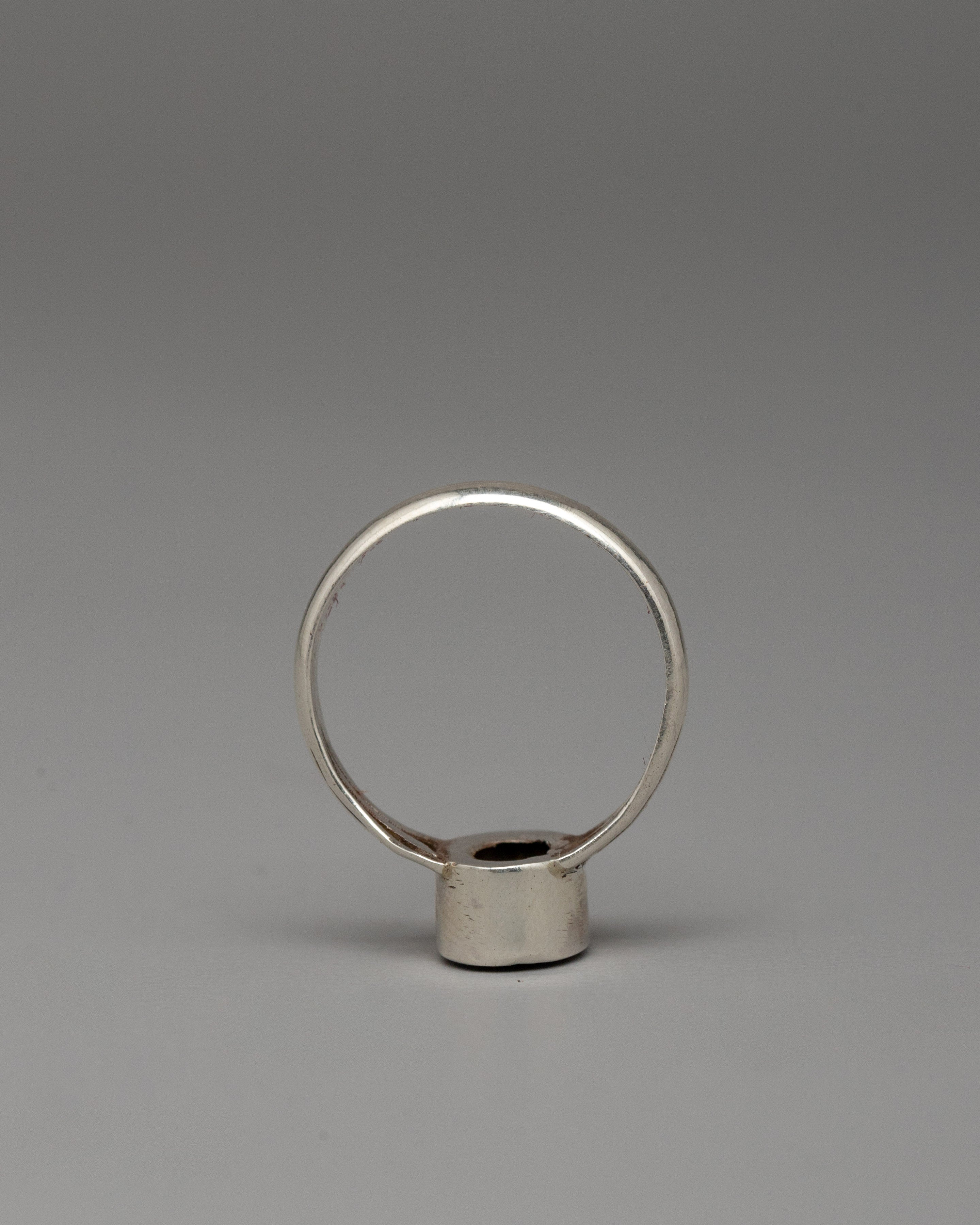 Silver Ring with Artificial Stone | Perfect for Daily Wear & Special Occasions