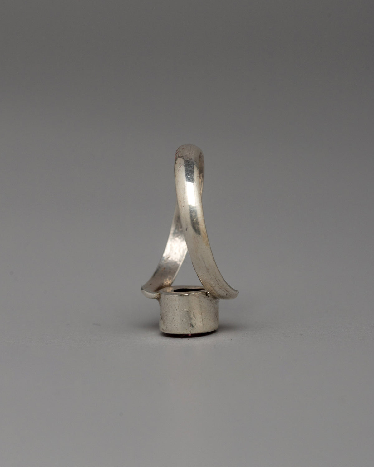 Traditional Tibetan Style Ring | Silver Gemstone Jewelry