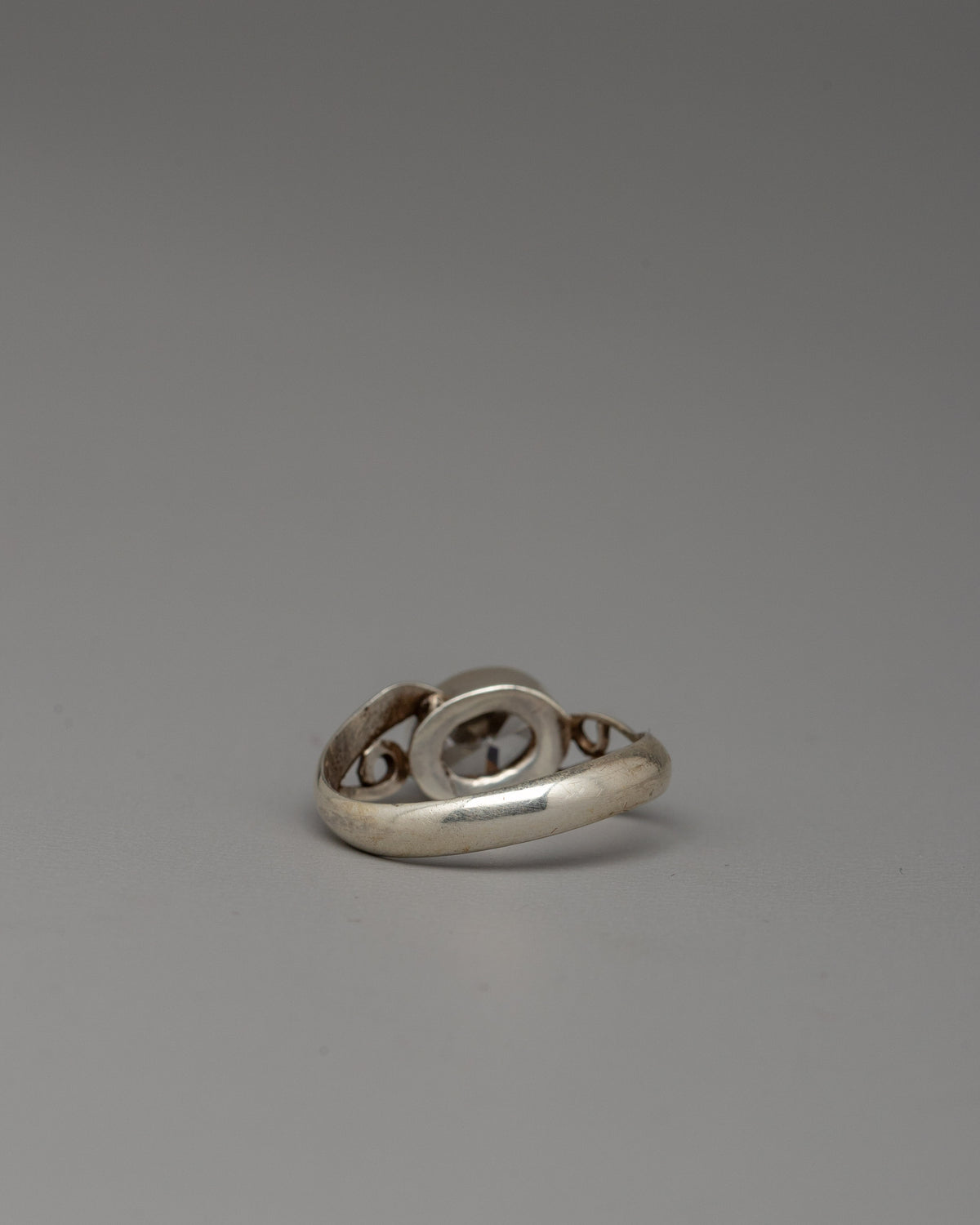Elegant Gemstone Ring | Silver Stone Setting Jewelry