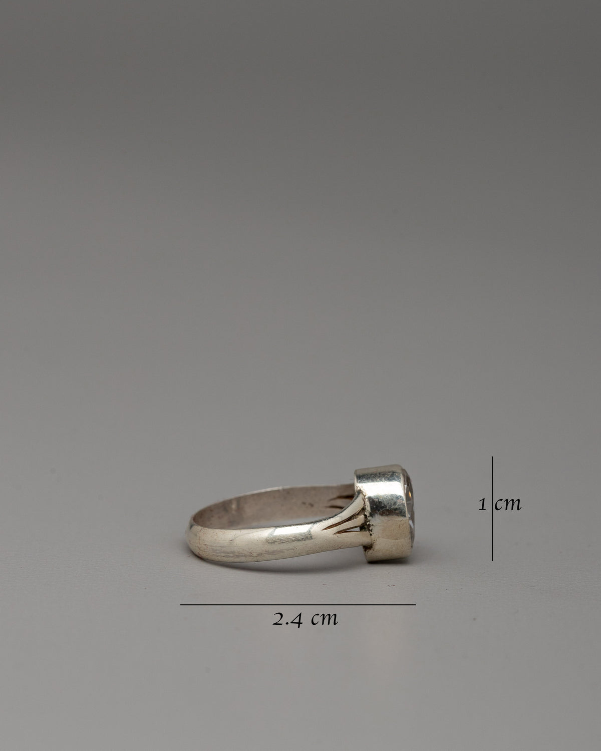 Traditional Gemstone Ring | Silver Stone Setting Jewelry