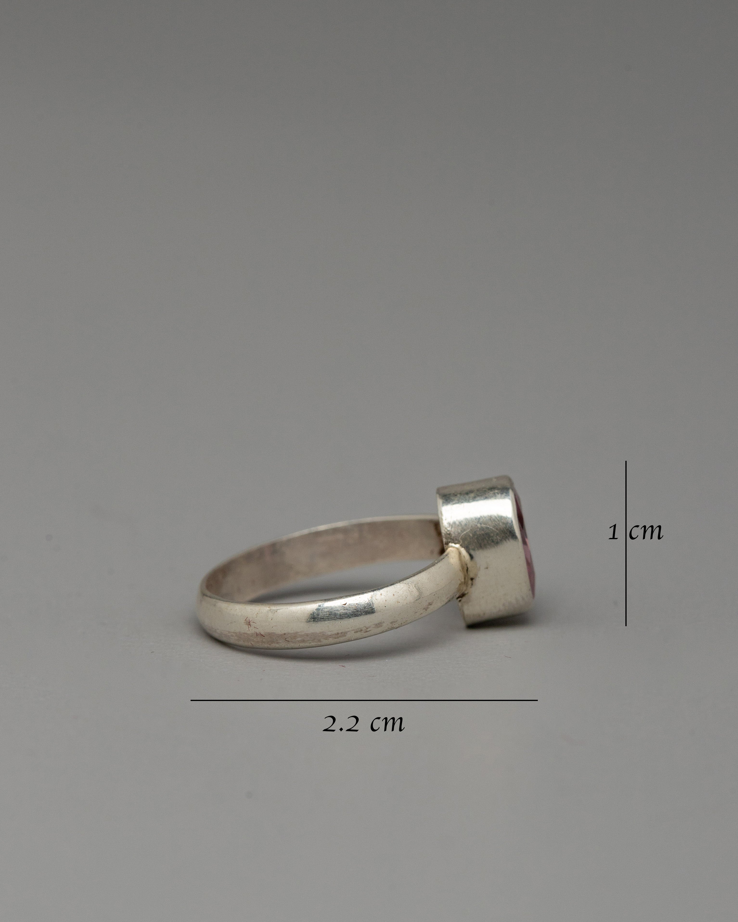 Handmade Gemstone Ring | Silver Stone Setting Jewelry