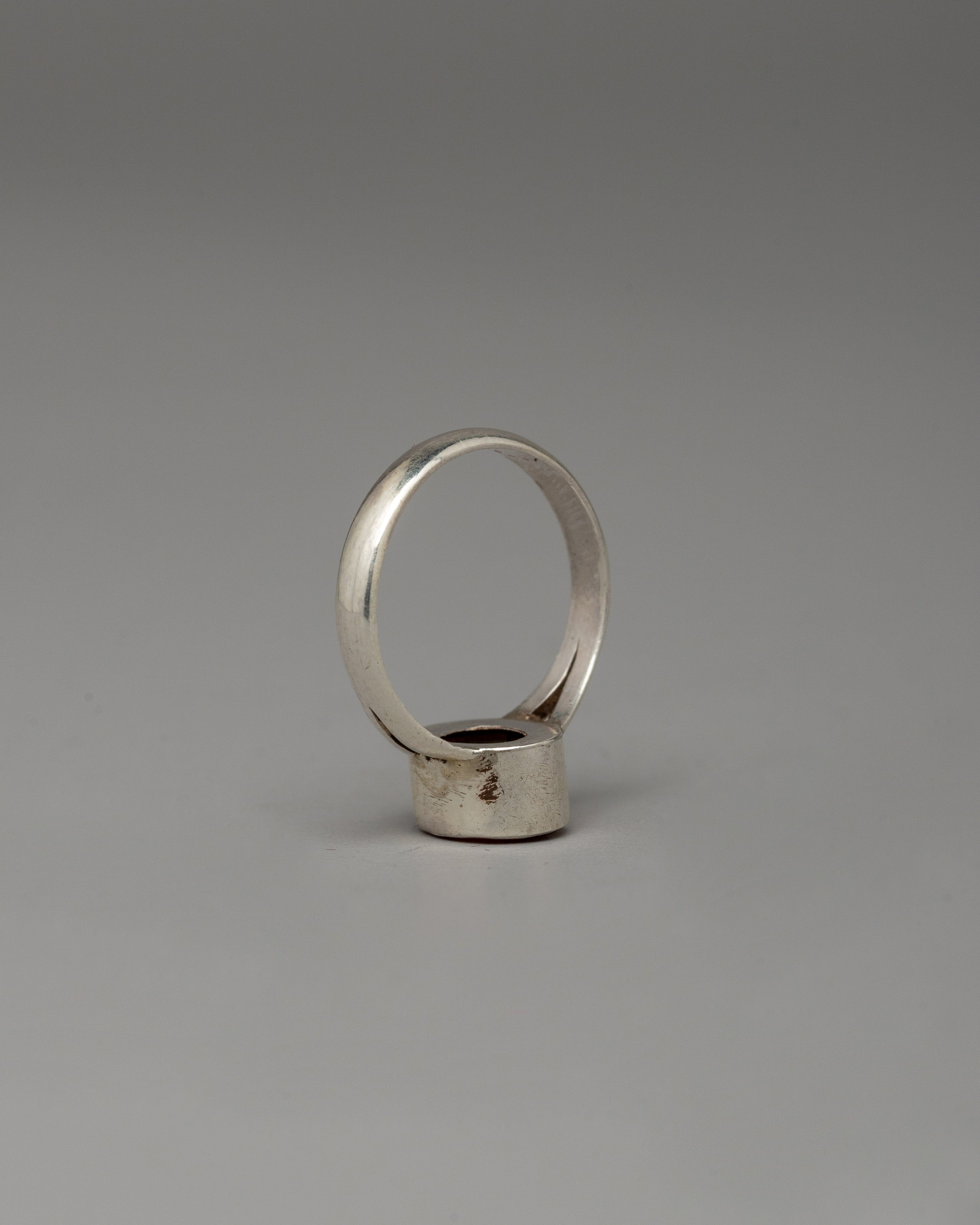 Sacred Tibetan Ring | Traditional Spiritual Jewelry