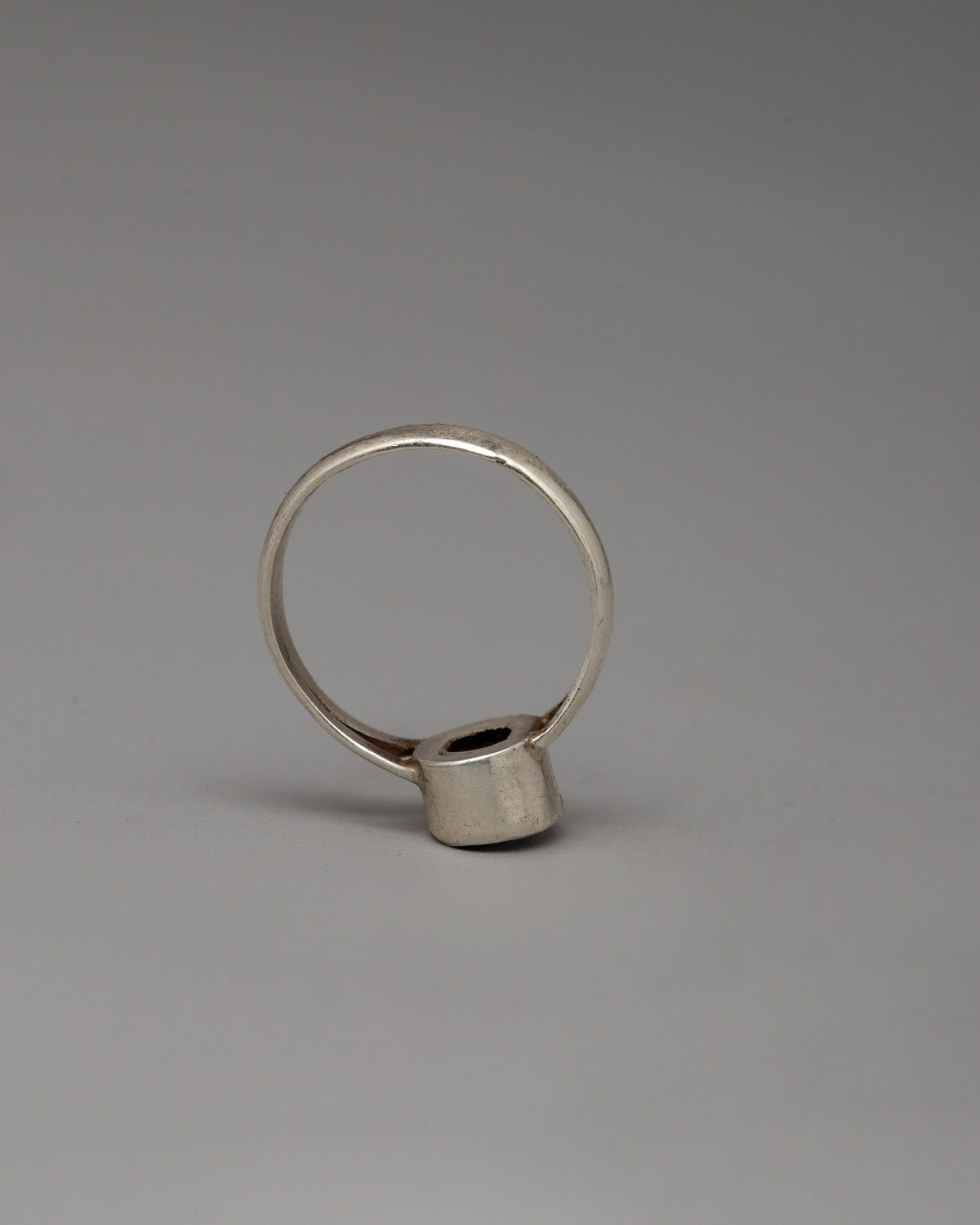 Handmade Jewelry Ring | Silver Gemstone Ring with Purple Stone