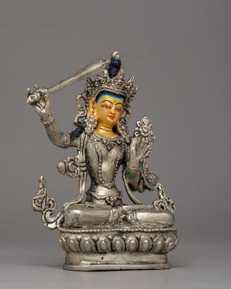 Jampelyang Buddhist Statue | Traditional Sculpture for Meditation and Spiritual Practices