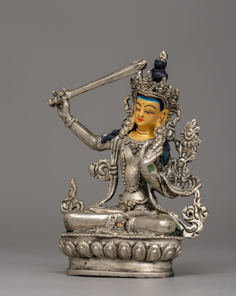 Jampelyang Buddhist Statue | Traditional Sculpture for Meditation and Spiritual Practices