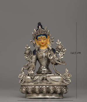 Dolma Karmo Statue | Handmade Buddhist Icon for Spiritual Pr