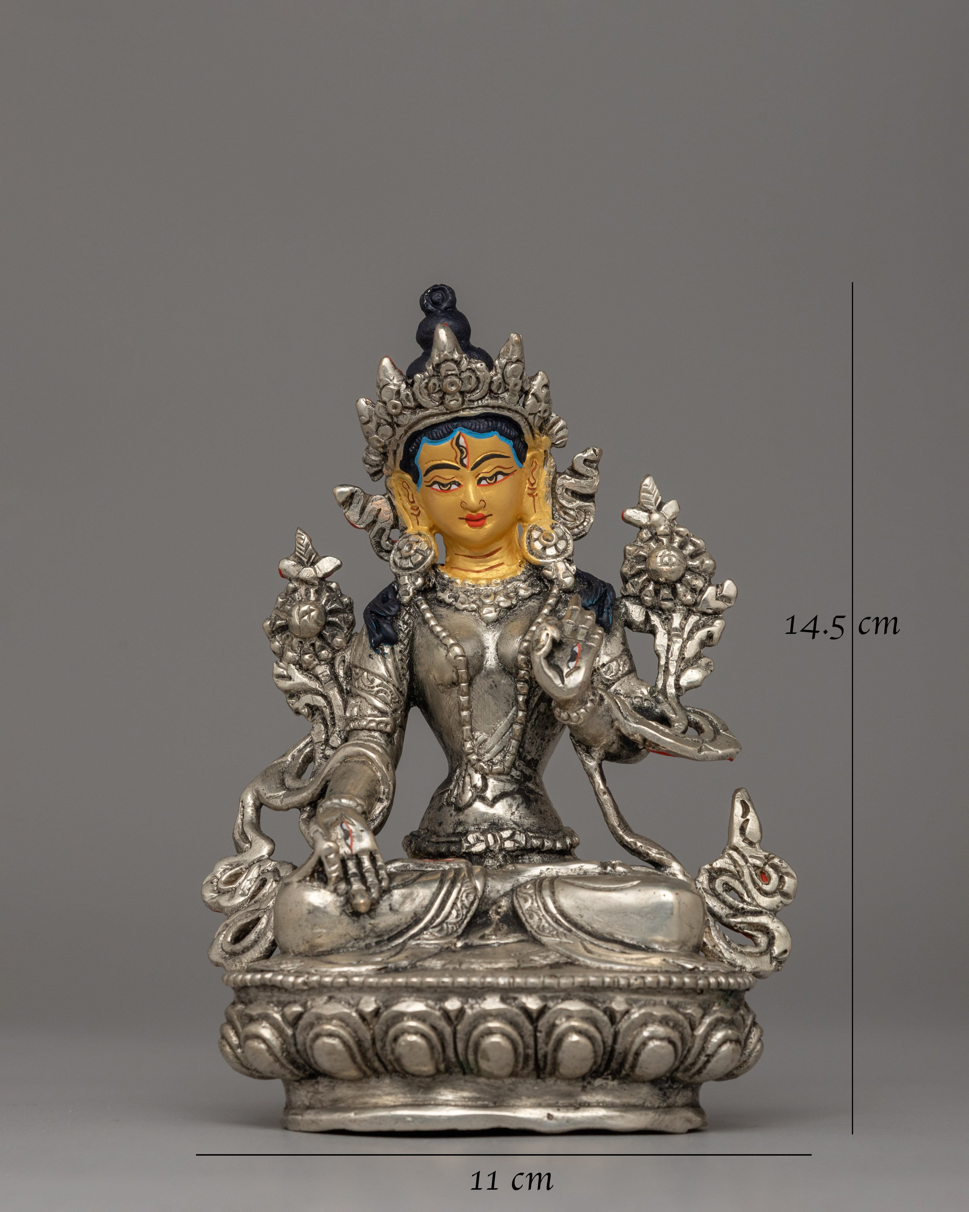 Dolma Karmo Statue | Handmade Buddhist Icon for Spiritual Pr