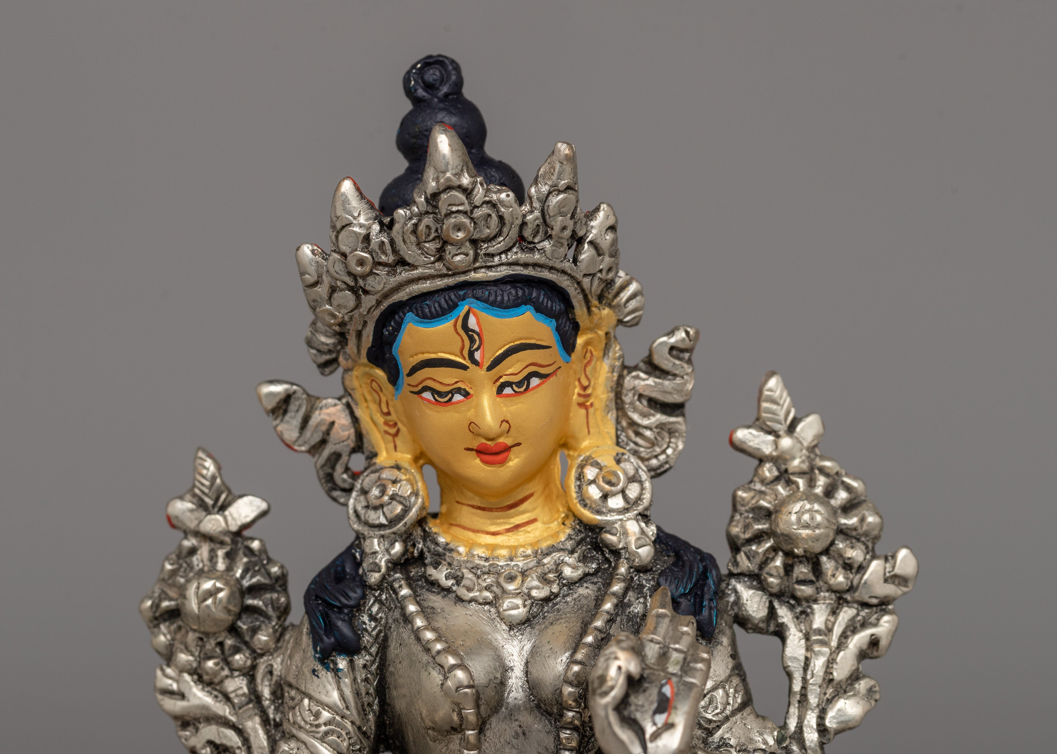Dolma Karmo Statue | Handmade Buddhist Icon for Spiritual Pr