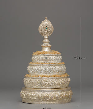 Buddhist Guru Offering Mandala | Perfect for Altar and Rituals