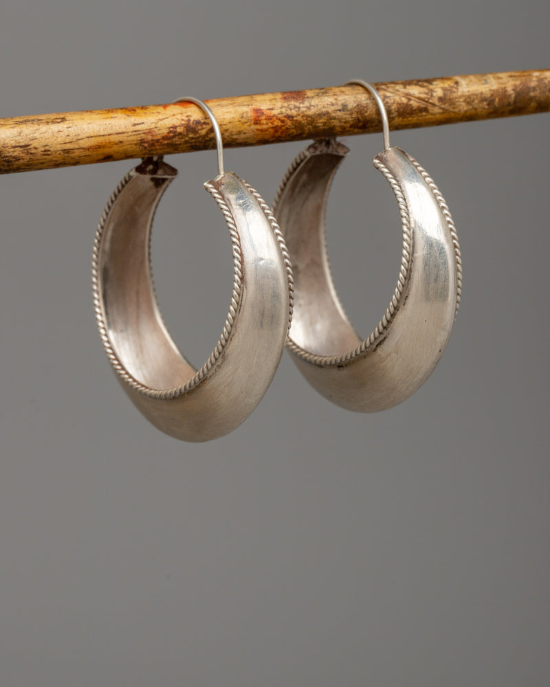 Silver Hoop Earrings for Women | Timeless Jewelry for Casual and Formal Wear