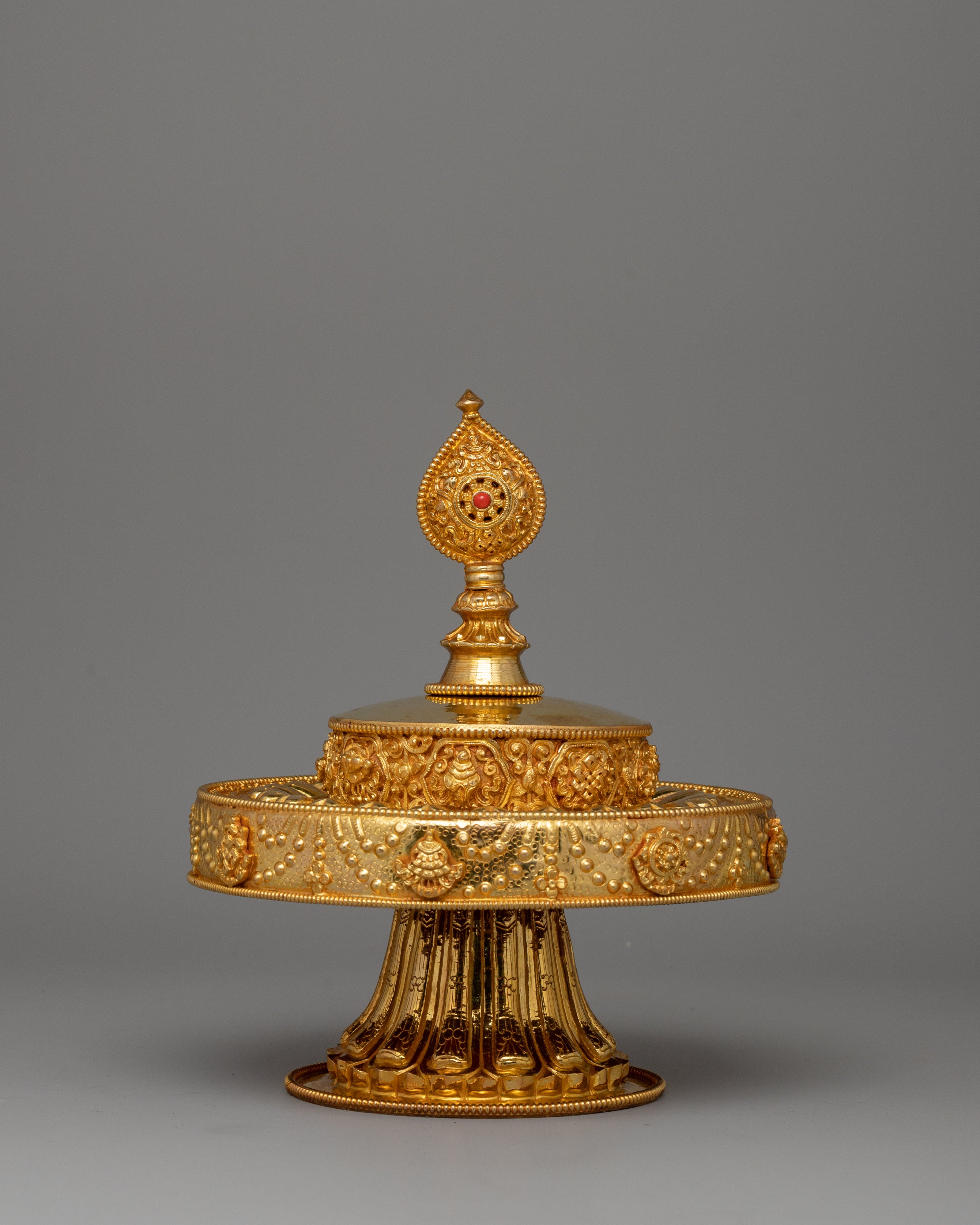 Mandala Set for Buddhist Rituals | Handcrafted Offering Tools for Prayer and Meditation