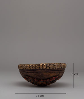 Tantric Practice Tool Kapala | Sacred Tool for Esoteric Buddhist Rituals