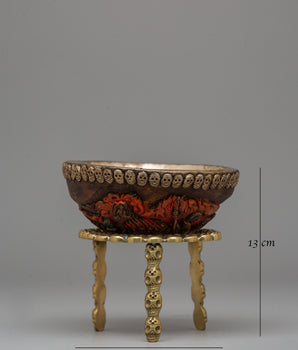 Kapala Scull Cup Set With Stand | Sacred Artifact Set