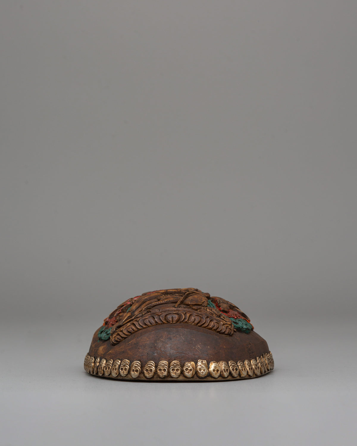 Tibetan Vajrayana Kapala | Buddhist Ritual Offering Vessel