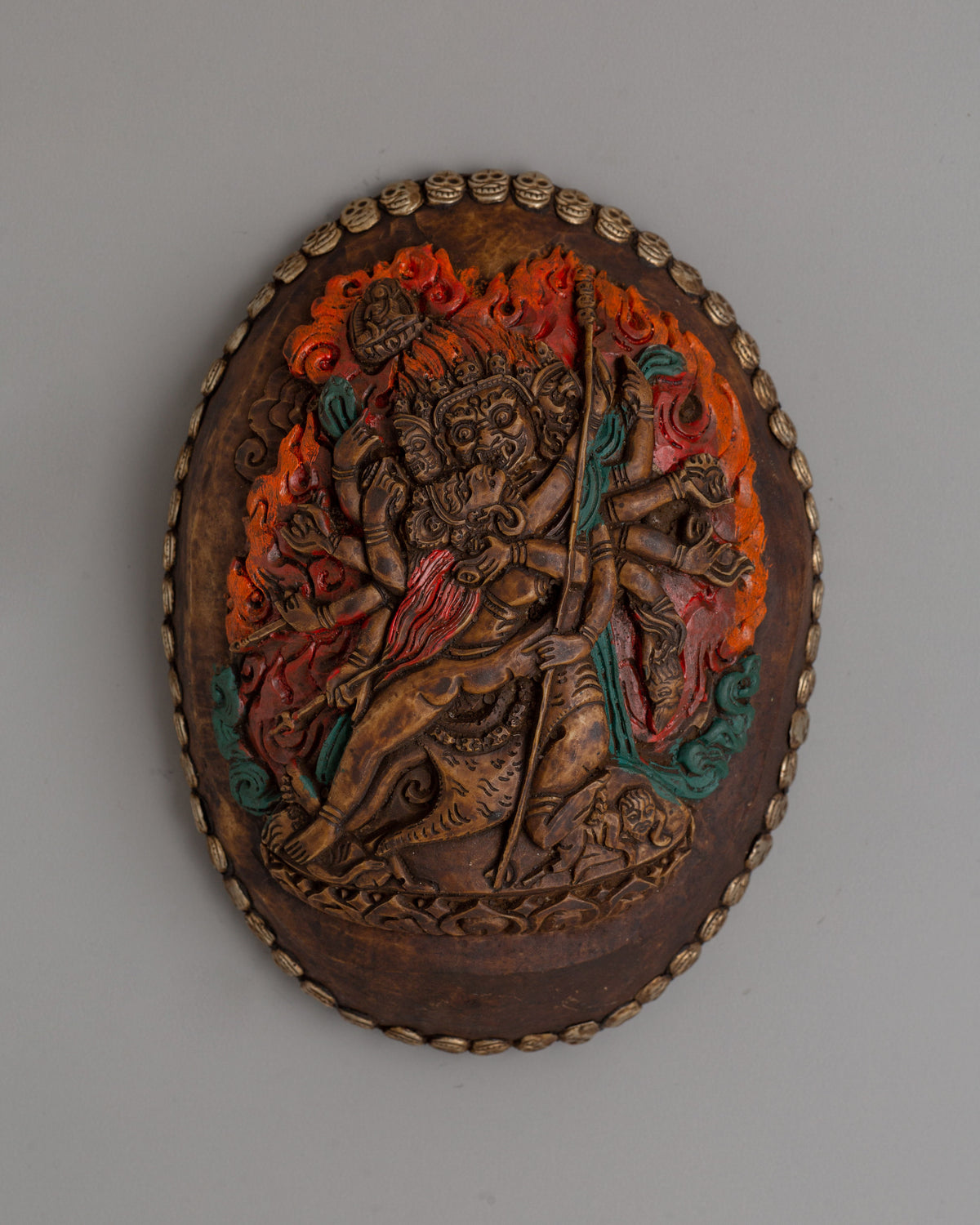 Tibetan Vajrayana Kapala | Buddhist Ritual Offering Vessel