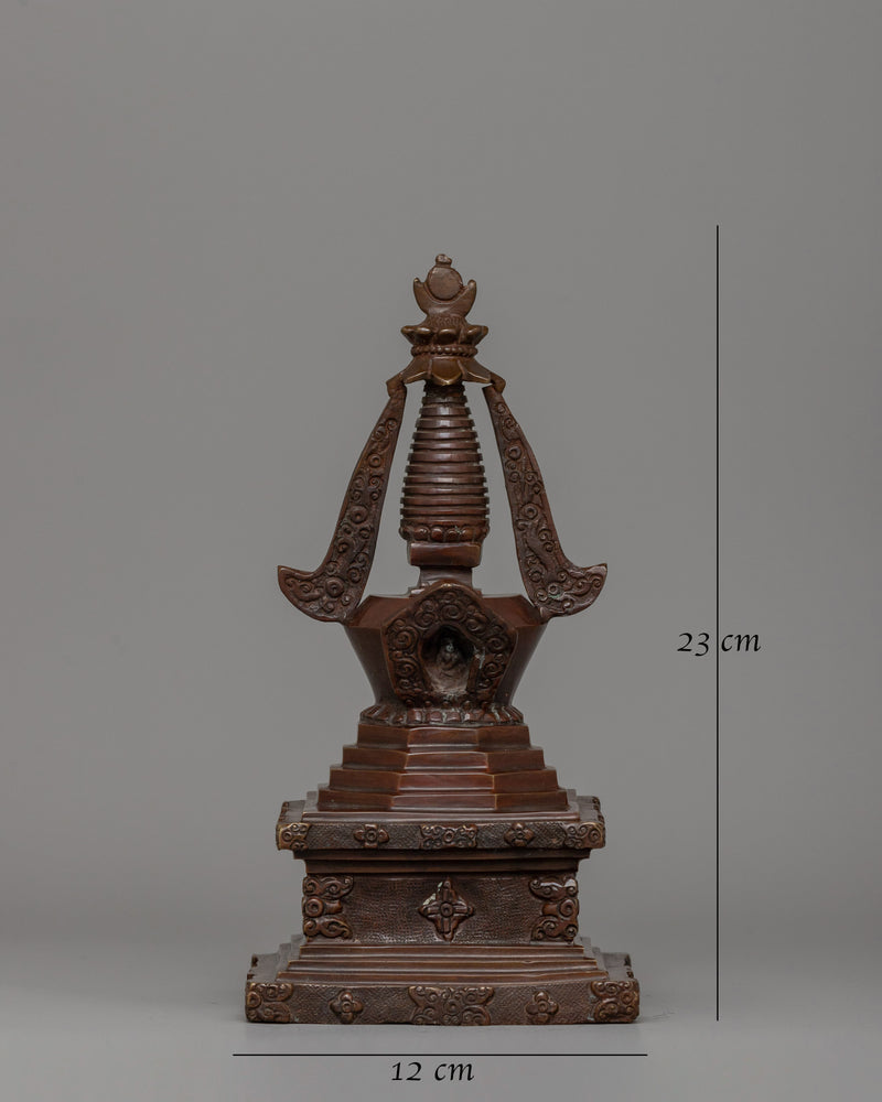 Stupa of Reconciliation | Traditional Buddhist Sculpture for Meditation and Healing