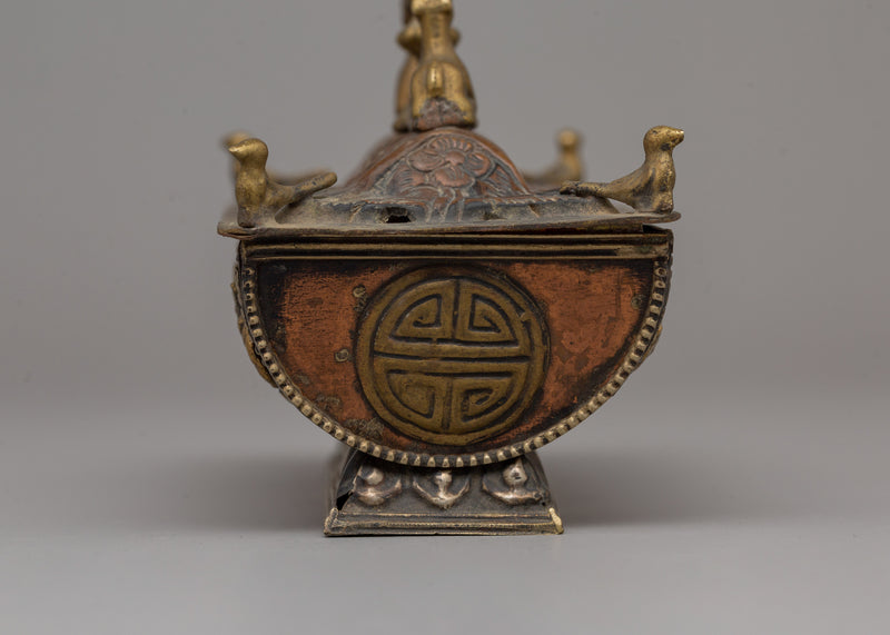 Copper and Brass Incense Burner | Spiritual and Decorative Use