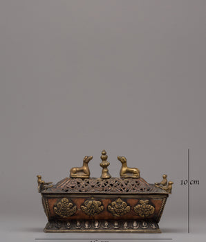 Copper and Brass Incense Burner | Spiritual and Decorative Use