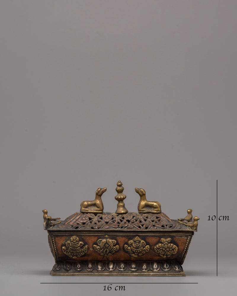 Copper and Brass Incense Burner | Spiritual and Decorative Use