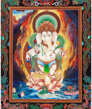 Sacred Ganesh Artwork 
