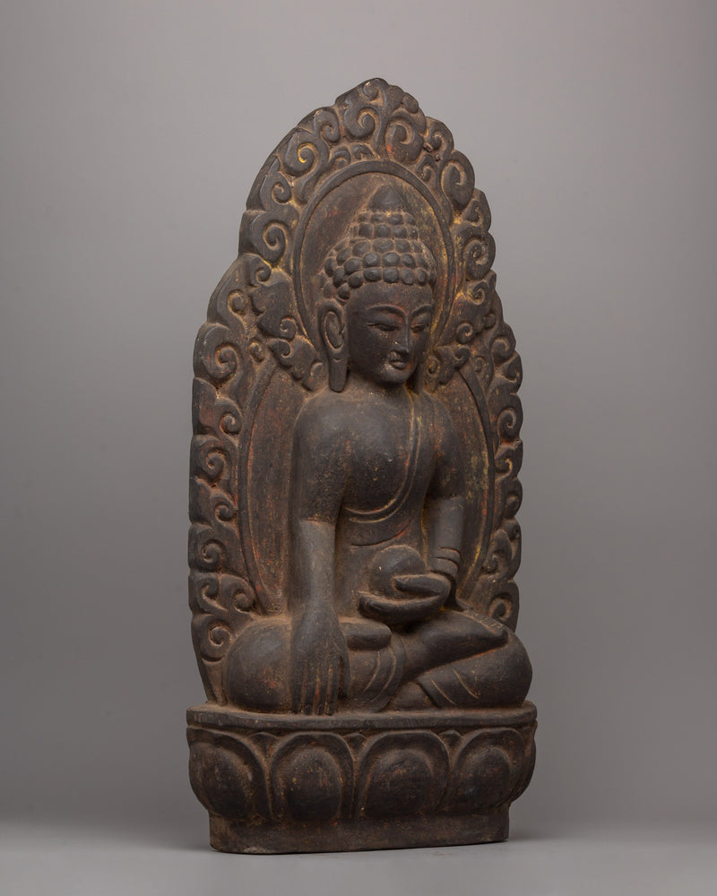 Wooden Shakyamuni Buddha Statue | Buddha for Meditation and Altar Spaces