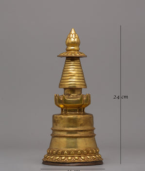 Religious Decor Kadampa Stupa | Perfect for Meditation Spaces