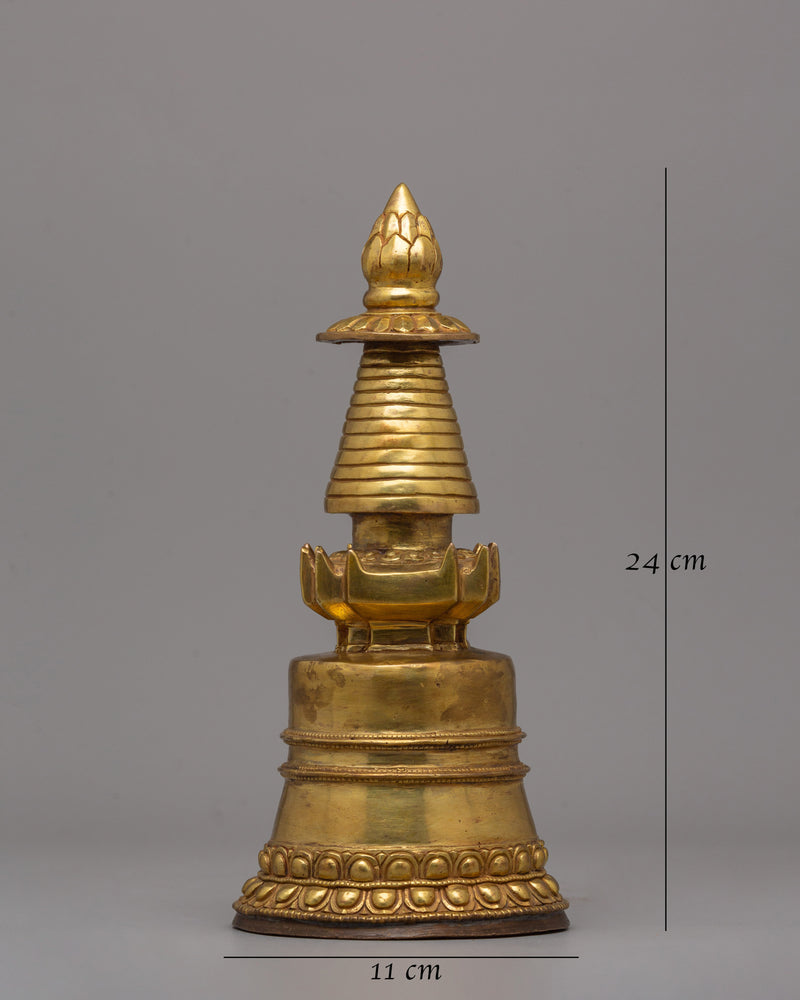 Religious Decor Kadampa Stupa | Perfect for Meditation Spaces