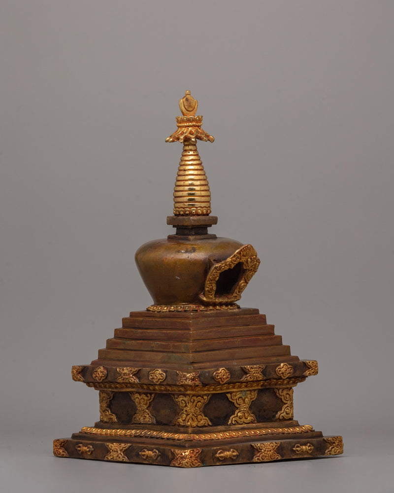 Enlightenment Chhyorten Buddhist Artifact | Buddhist Treasure of Spiritual Awakening