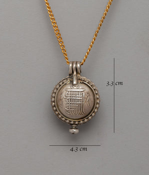 Kalachakra Mantra Ghau Box Locket | Timeless Symbol of Protection and Positivity