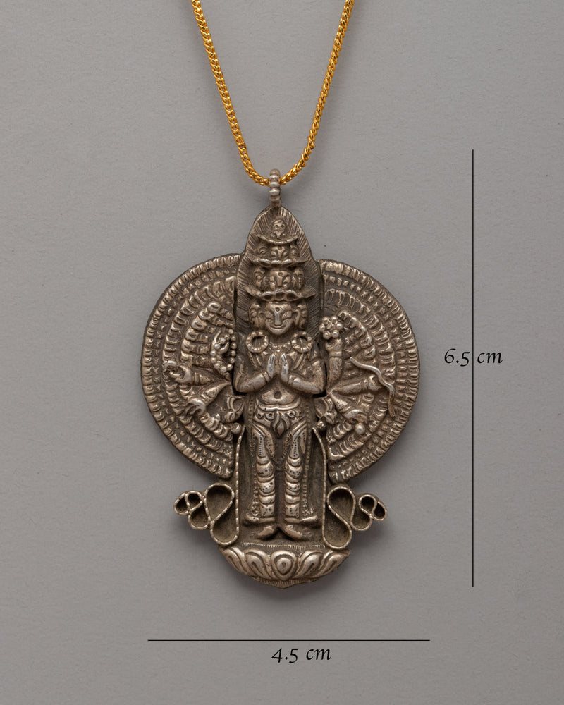 1000 Armed Avalokiteshvara Locket | Symbol of Compassion and Protection