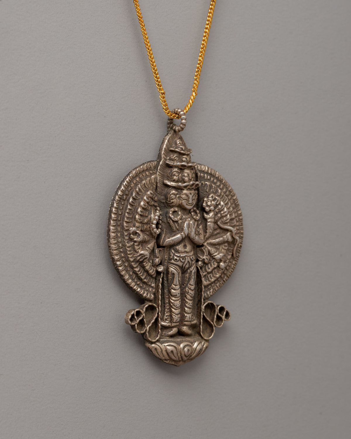 1000 Armed Avalokiteshvara Locket | Symbol of Compassion and Protection