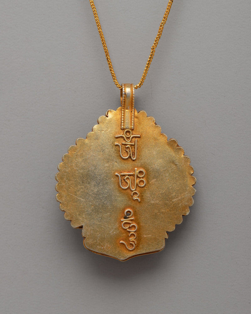 Manjushri Ghau Locket | Sacred Symbol of Wisdom and Protection