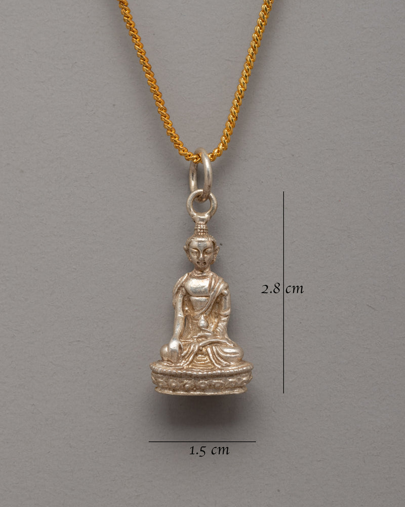 Precious Shakyamuni Buddha Locket | Sacred Amulet of Enlightenment