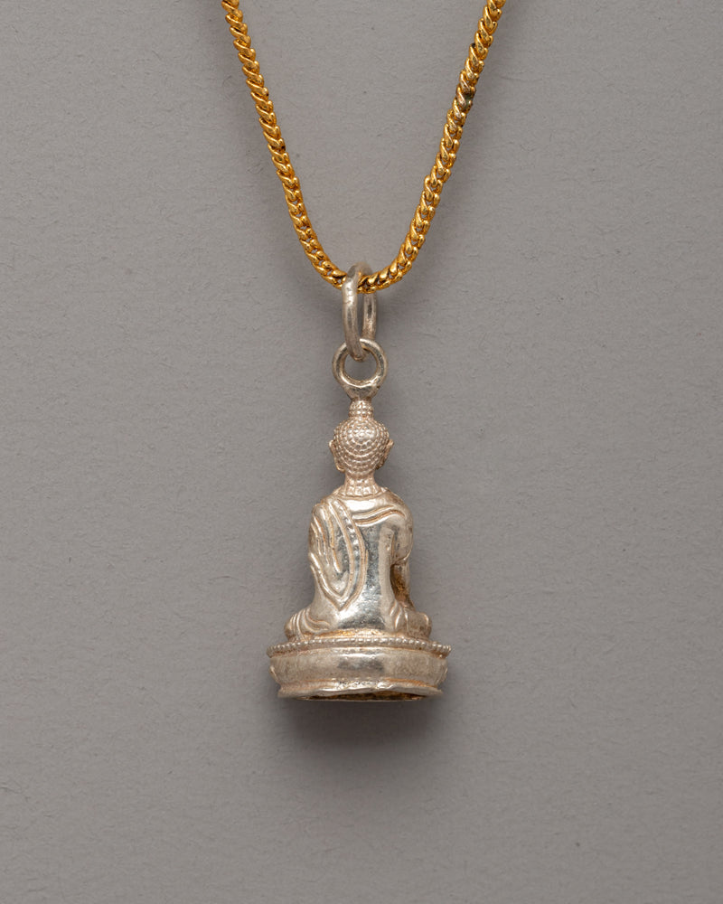 Precious Shakyamuni Buddha Locket | Sacred Amulet of Enlightenment