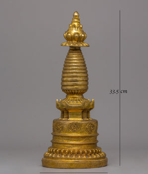 Enlightenment Kadampa Chhyorten | Buddha's Enlightened Mind and Spiritual Devotion