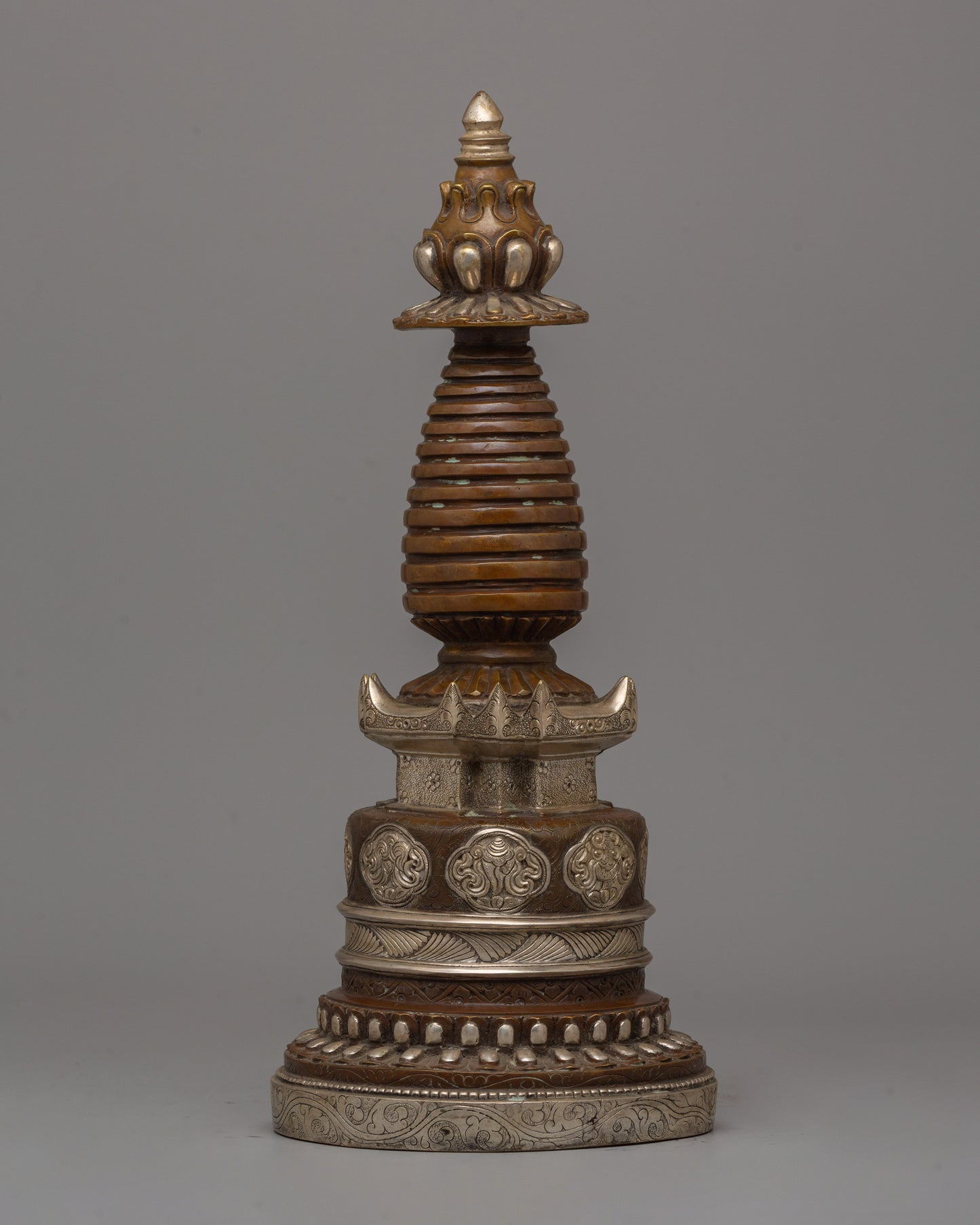 Handmade Traditional Kadampa Stupa | Symbol of Enlightenment and Spiritual Devotion