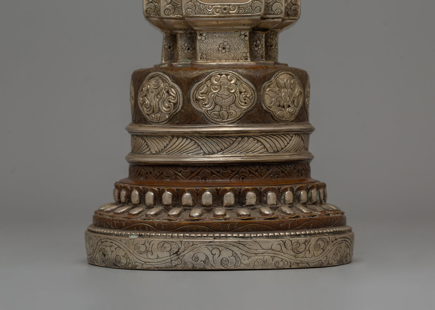 Handmade Traditional Kadampa Stupa | Symbol of Enlightenment and Spiritual Devotion