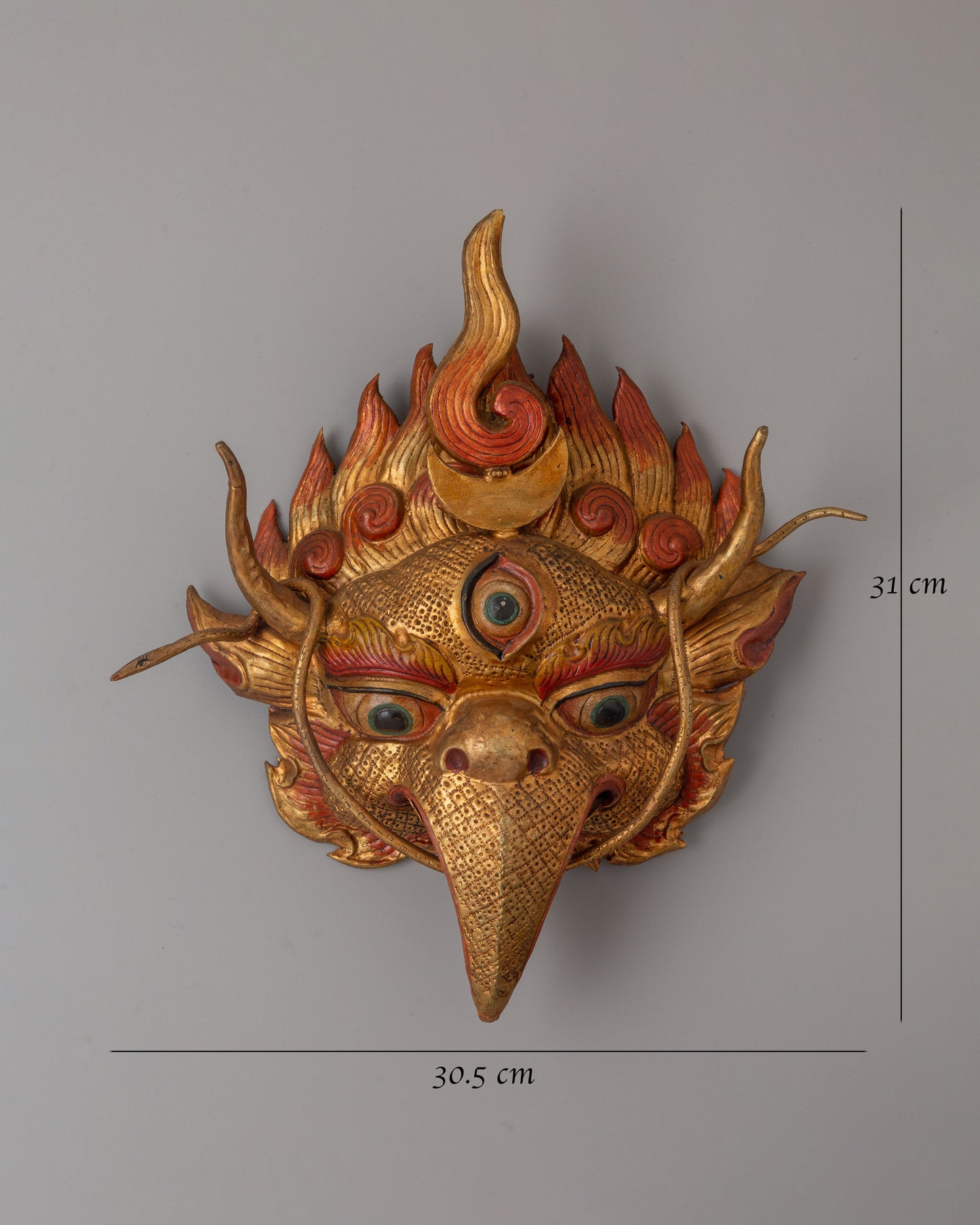 Garuda Face Wall Hanging Decor | Symbol of Spiritual Protection and Strength