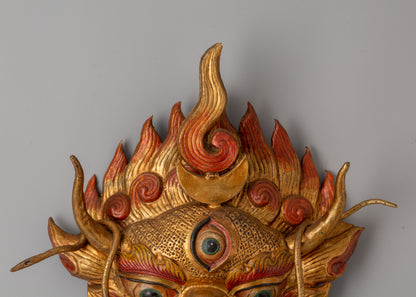 Garuda Face Wall Hanging Decor | Symbol of Spiritual Protection and Strength