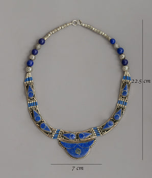 Lapis Lazuli Spiritual Necklace | A Symbol of Wisdom and Protection