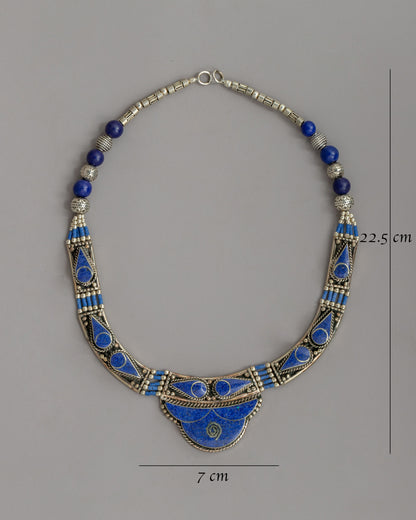 Lapis Lazuli Spiritual Necklace | A Symbol of Wisdom and Protection