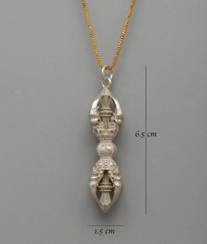 Silver Vajra Locket | A Symbol of Strength