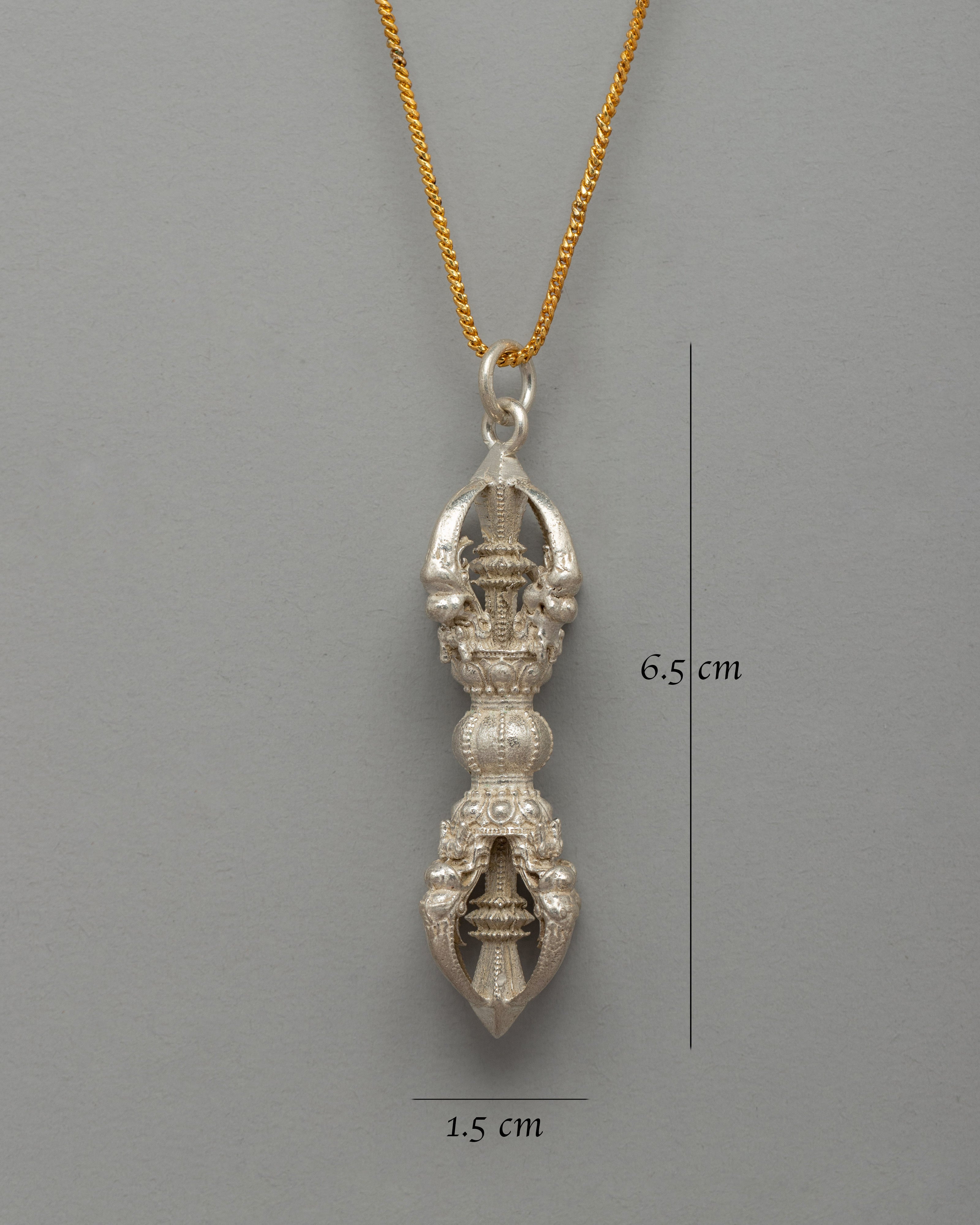 Silver Vajra Locket | A Symbol of Strength