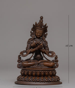 Vajradhara Sculpture In Embracing Mudra | Dharmakaya Buddha Artwork
