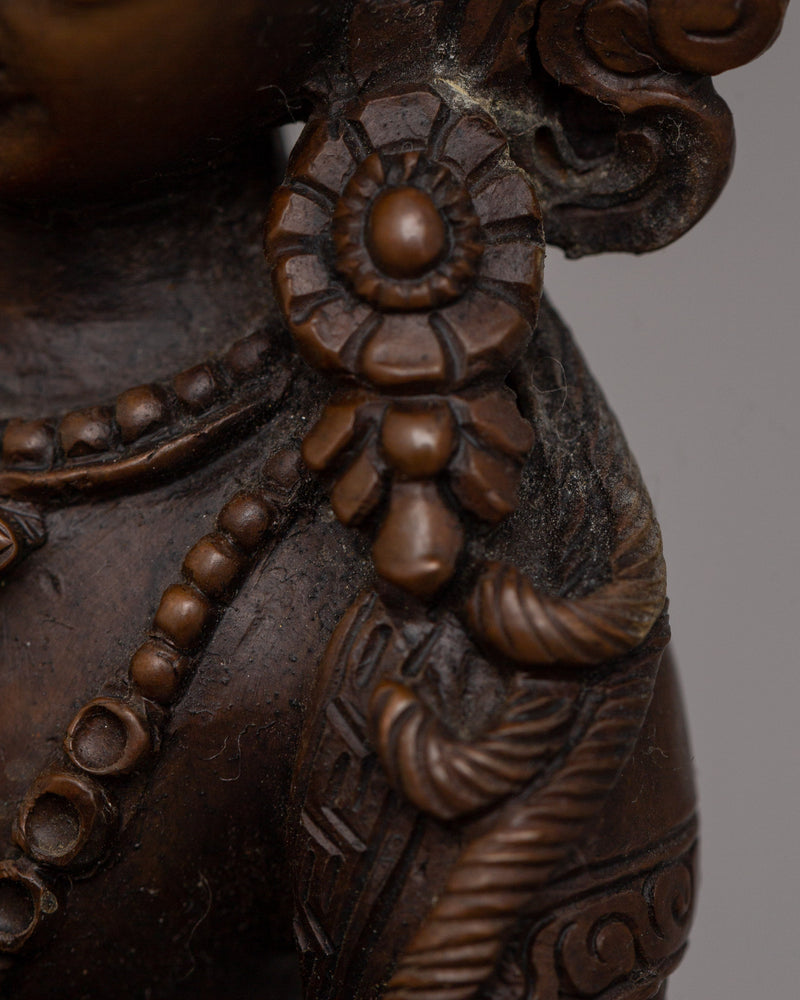 Vajradhara Sculpture In Embracing Mudra | Dharmakaya Buddha Artwork