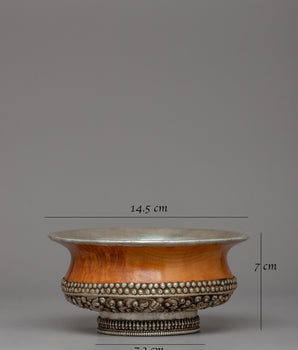 Buddhist Ritual Offering Bowl | Beautiful Craftsmanship and Spiritual Significance