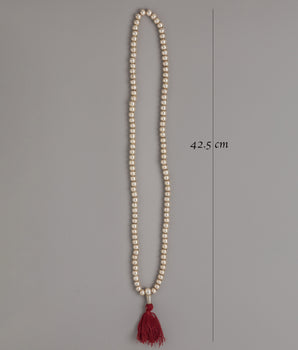 90% Silver Prayer Mala Beads | Spiritual Tool for Mantra