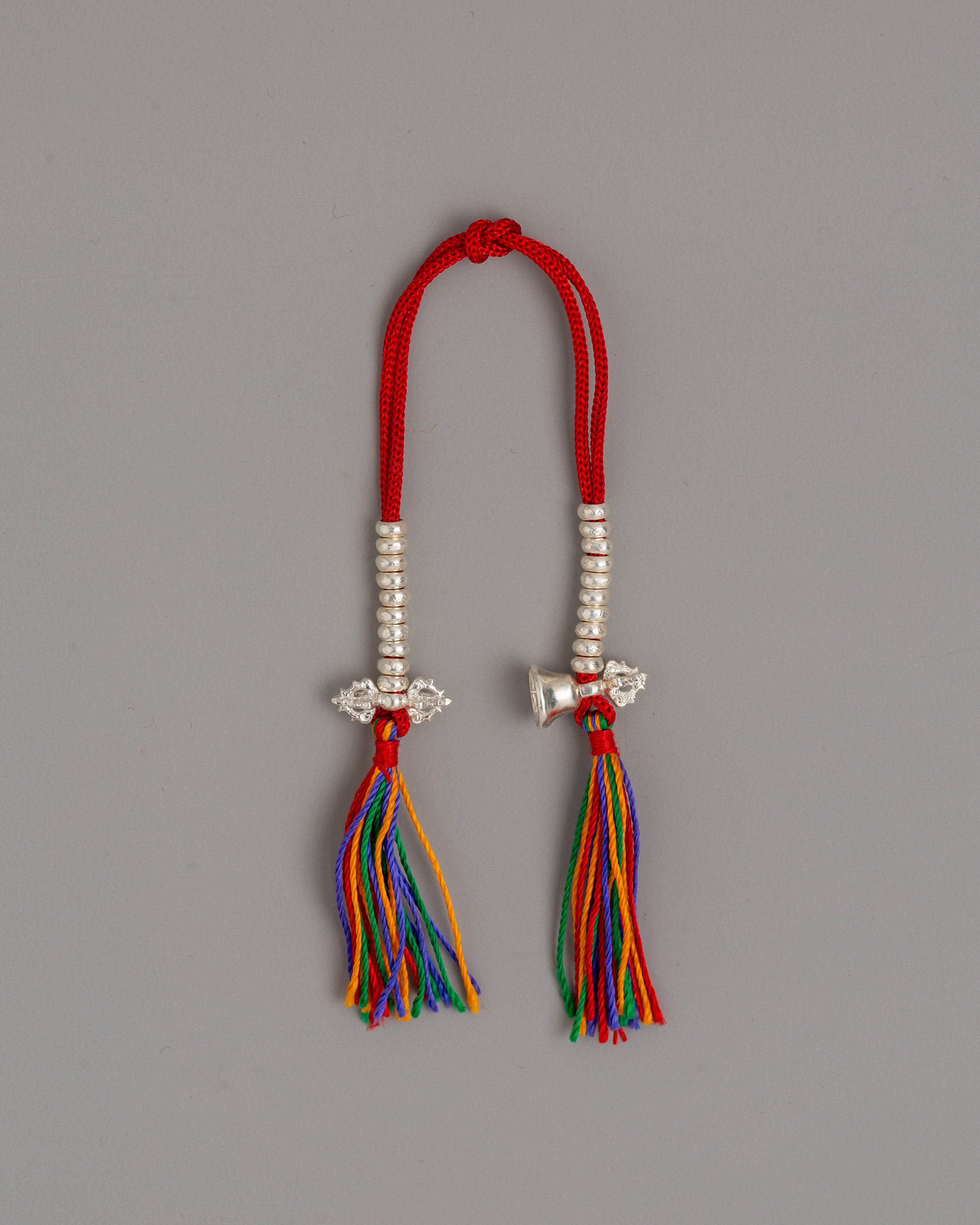 Traditional Tibetan Chupsel Ornament | Silver Ritual Accessory