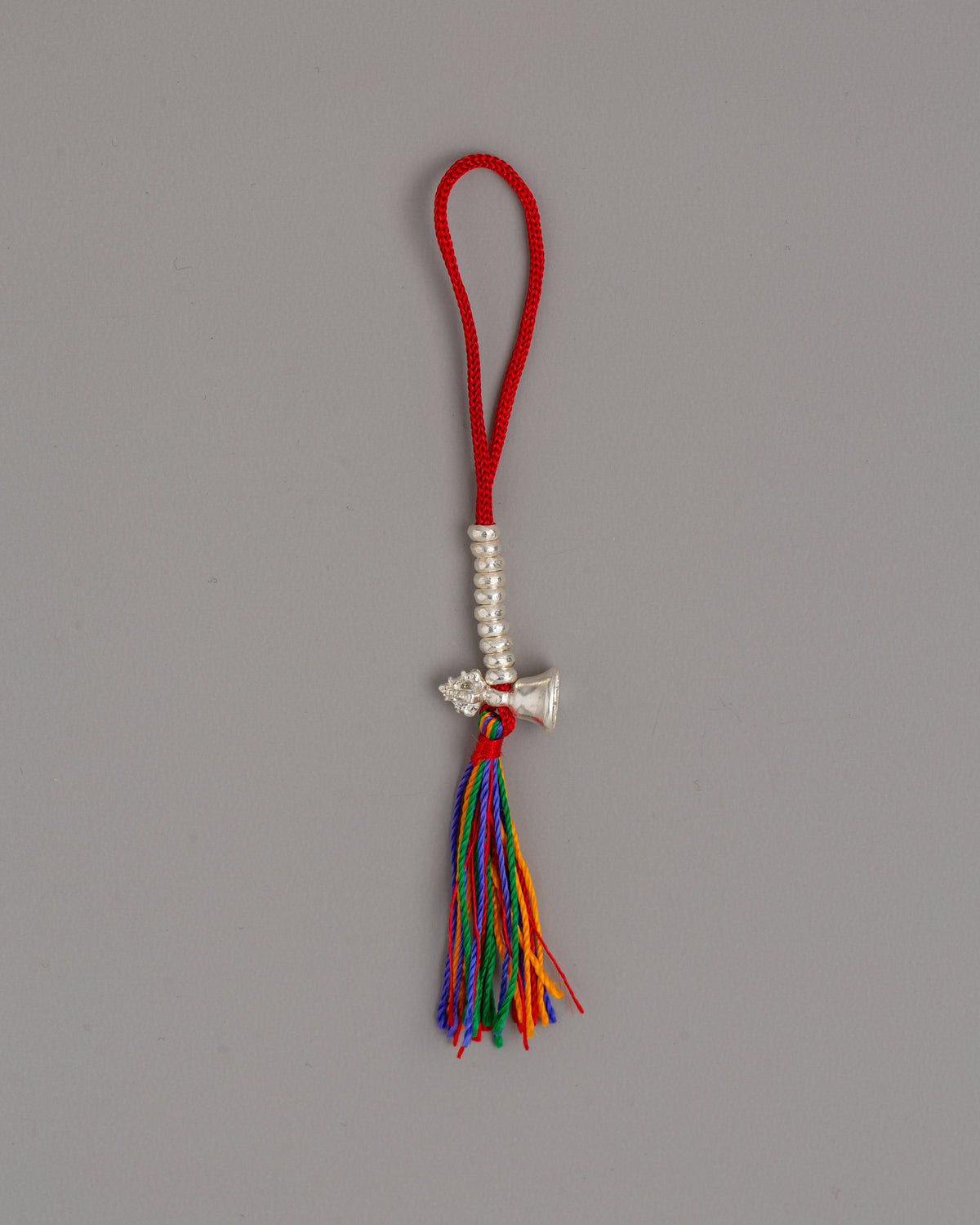 Traditional Tibetan Chupsel Ornament | Silver Ritual Accessory