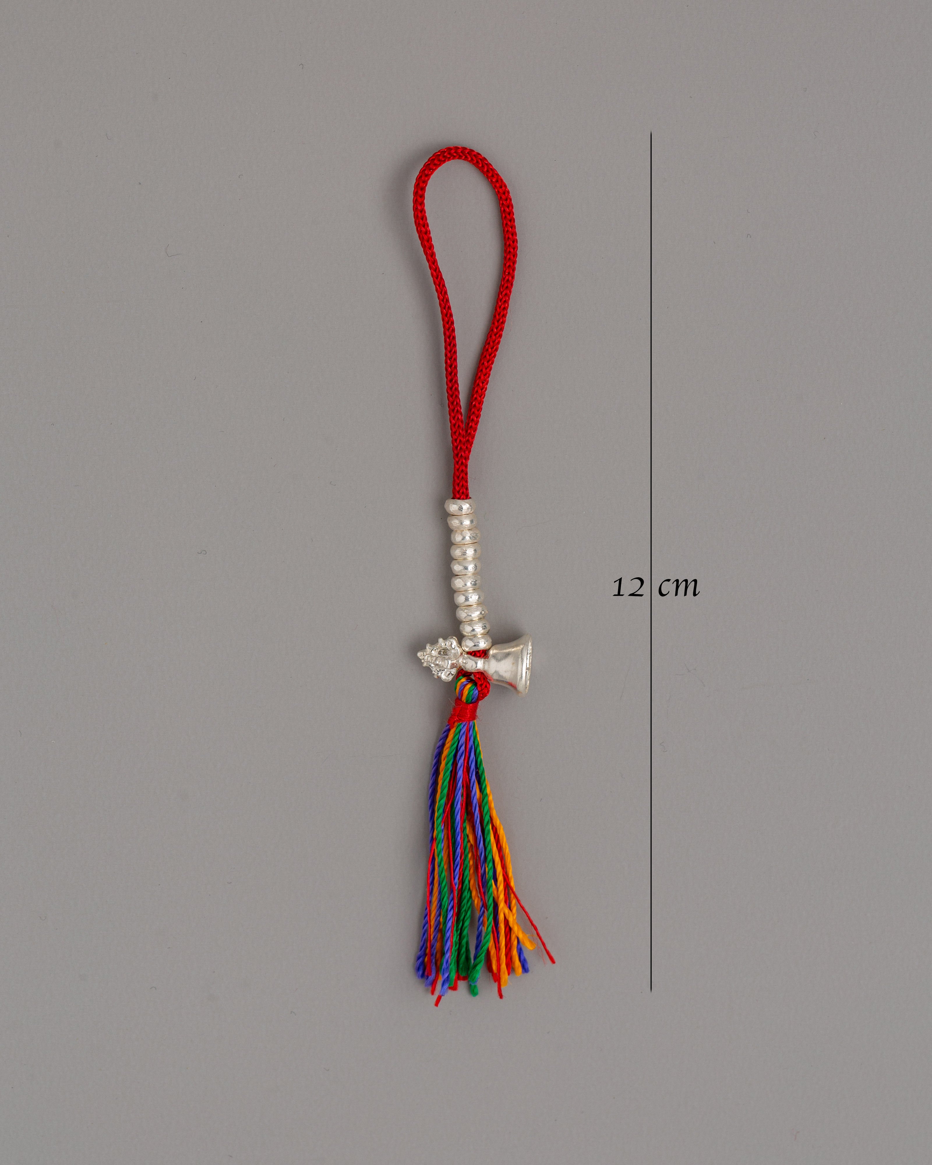 Traditional Tibetan Chupsel Ornament | Silver Ritual Accessory